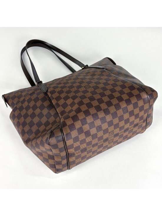 LOUIS VUITTON Totally PM Damier Ebene Shoulder Tote Bag Brown Louis Vuitton Totally Shoulder Bag Tote Damier Brown